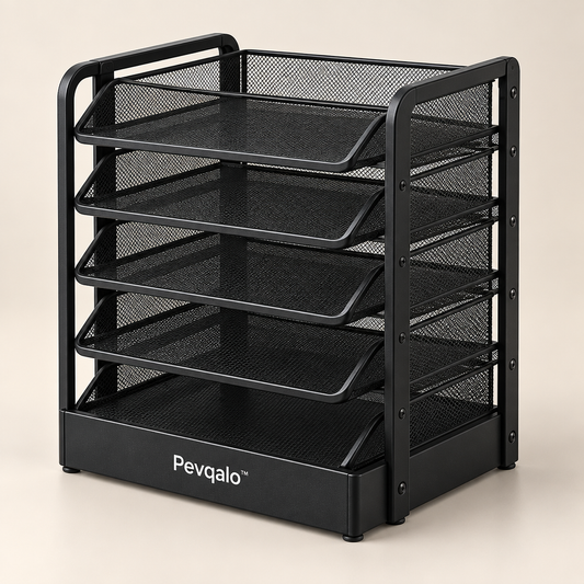 Pevqalo™ Multi-Tier Desktop File Organizer image 01