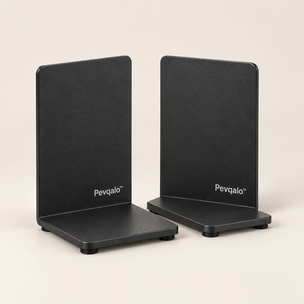 Pevqalo™ Weighted Metal Bookends image 01