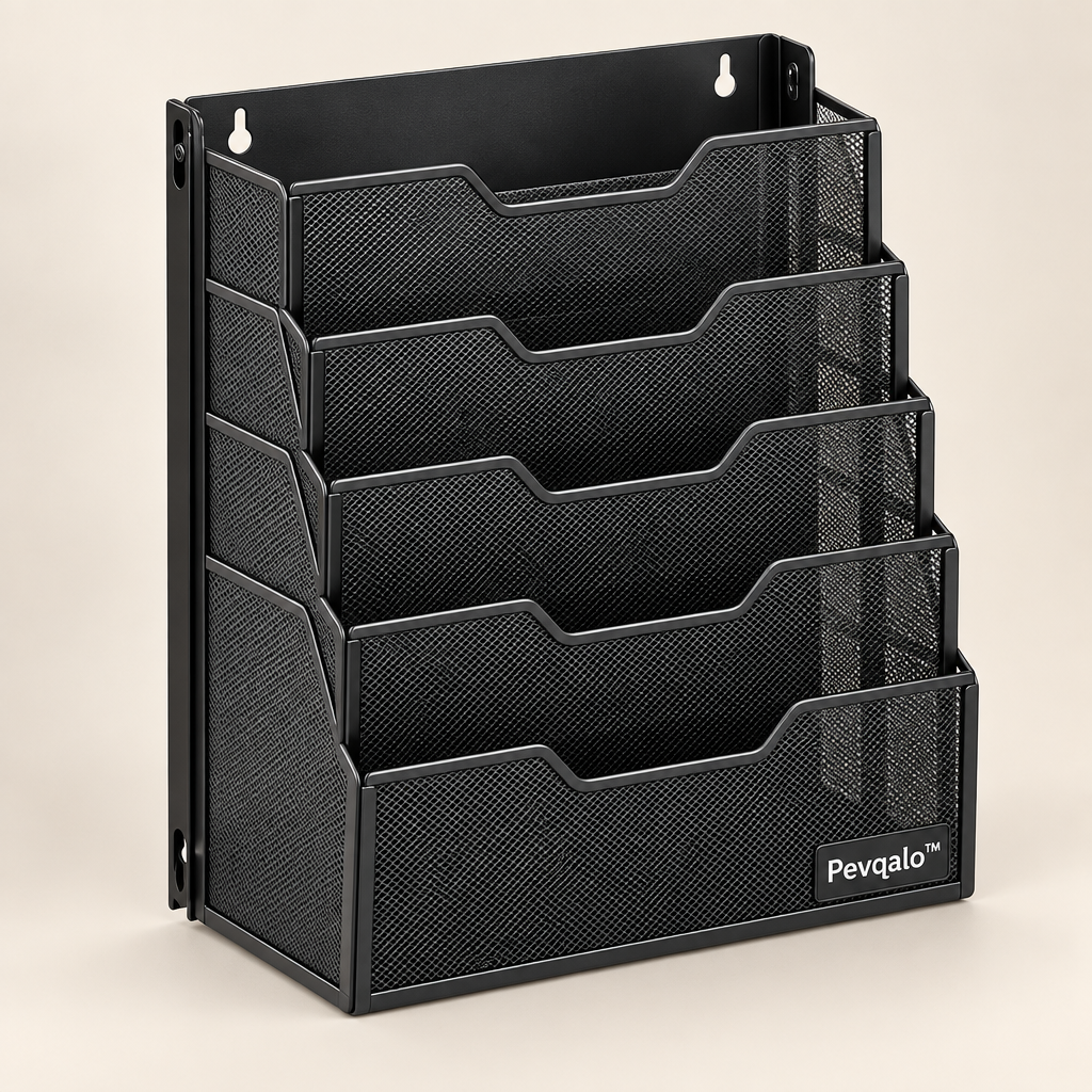 Pevqalo™ Wall-Mounted Office File Organizer image 01